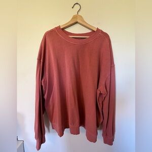 Fainted Red Crewneck